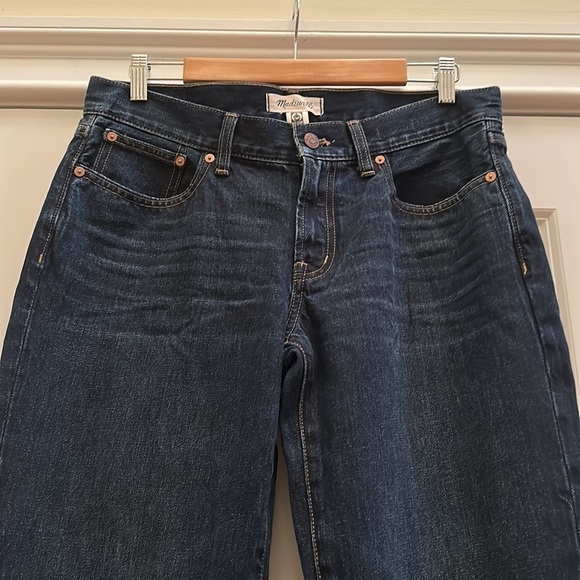 Madewell The Low Rise Perfect Vintage Straight Jeans in Lilycrest 29 - Picture 10 of 13